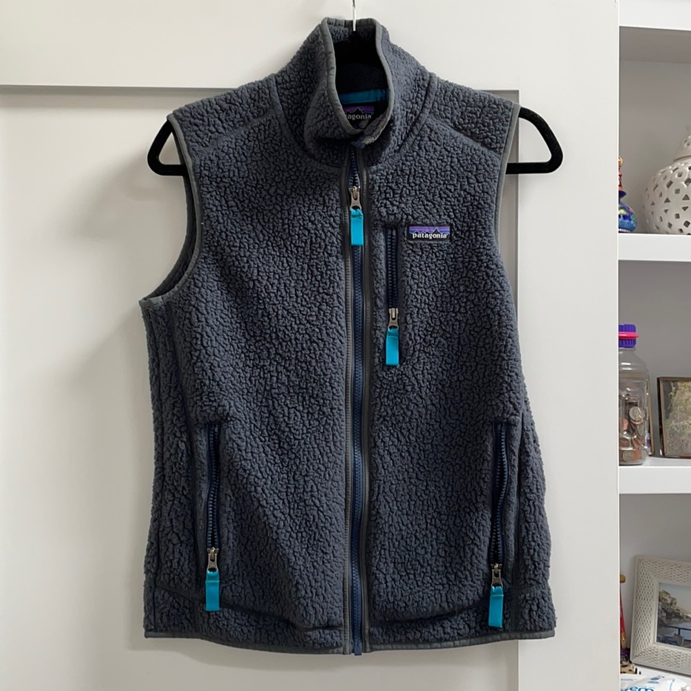 Patagonia Women's Retro Pile Vest Grey size small